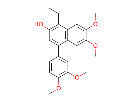 1-ethyl-4-(3,4-dimethoxy-phenyl)-6,7-dimethoxy-[2]naphthol