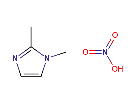 Molecular Structure of 501693-50-1 (1H-Imidazole, 1,2-dimethyl-, mononitrate)
