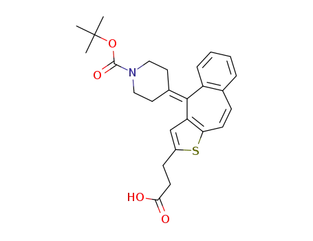 3-[4-(1-tert-butoxycarbonylpiperidin-4-ylidene)-4H-1-thiabenzo[f]azulen-2-yl]propionic acid