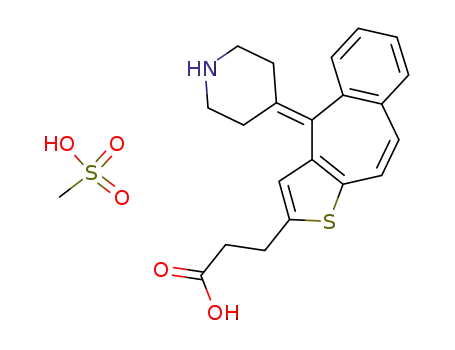 3-(4-piperidin-4-ylidene-4H-1-thiabenzo[f]azulen-2-yl)-propionic acid methanesulfonate