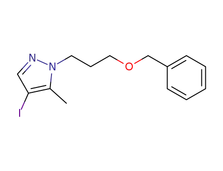 1-[3-(benzyloxy)propyl]-4-iodo-5-methyl-1H-pyrazole