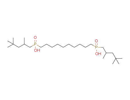 {10-(hydroxy-(2,4,4-trimethylpentyl)phosphinoyl)decyl}(2,4,4-trimethylpentyl)phosphinic acid