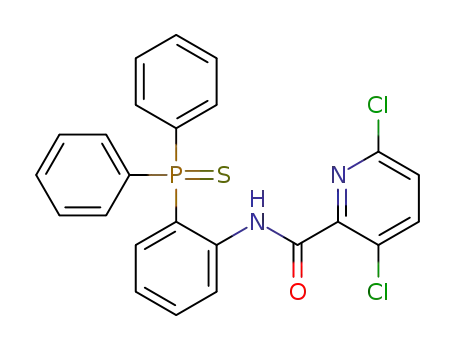 3,6-dichloro-N-[2-(diphenylthiophosphoryl)phenyl]pyridine-2-carboxamide