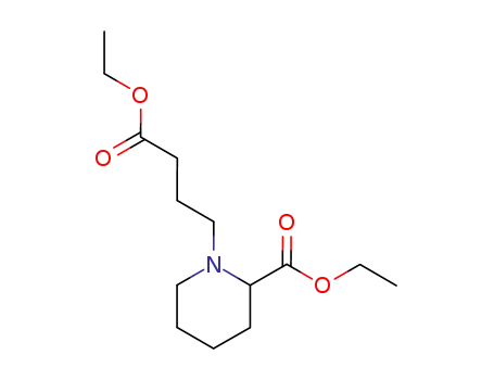 ethyl 1-(4-ethoxy-4-oxo-butyl)piperidine-2-carboxylate