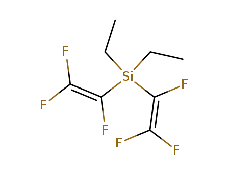 Molecular Structure of 813-49-0 (Silane, diethylbis(trifluoroethenyl)-)