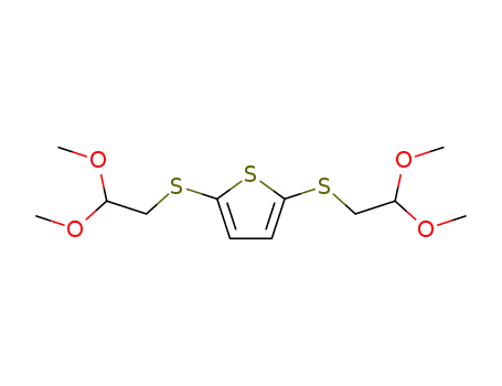 2,5-bis-(2,2-dimethoxy-ethylmercapto)-thiophene