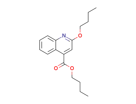 Molecular Structure of 107779-36-2 (butyl 2-butoxyquinoline-4-carboxylate)