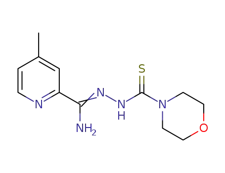 4-methyl-N'-(morpholine-4-carbonothioyl)picolinohydrazonamide