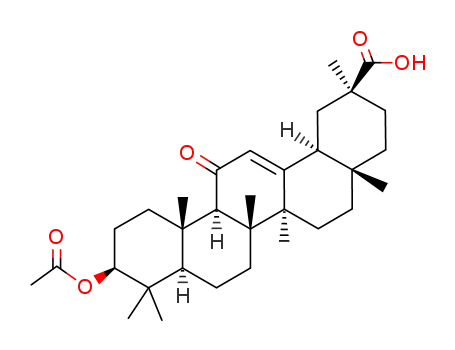 3β-acetoxy-11-oxo-18α-oleanen-(12)-oic acid-(30)