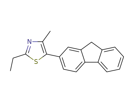 2-ethyl-5-(fluoren-2-yl)-4-methylthiazole