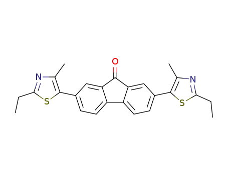 2,7-bis-(2-ethyl-4-methylthiazol-5-yl)fluoren-9-one