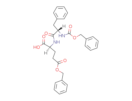 Molecular Structure of 14297-16-6 (L-Glutamic acid, N-[(phenylmethoxy)carbonyl]-L-phenylalanyl-,
25-(phenylmethyl) ester)