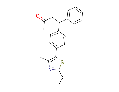 4-(4-(2-ethyl-4-methylthiazol-5-yl)phenyl)-4-phenylbutan-2-one