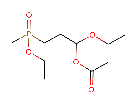 1-acetoxy-1-ethoxy-3-(ethoxy(methyl)phosphinyl)propane