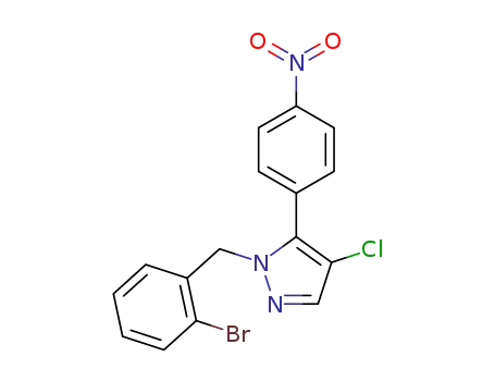 1-(2-bromobenzyl)-4-chloro-5-(4-nitrophenyl)pyrazole