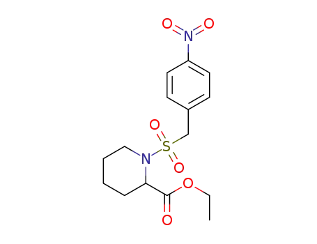 ethyl 1-((4-nitrobenzyl)sulfonyl)piperidine-2-carboxylate