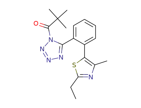 5-(2-(1-pivalyltetrazol-5-yl)phenyl)-2-ethyl-4-methylthiazole
