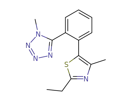 2-ethyl-4-methyl-5-(2-(1-methyltetrazol-5-yl)phenyl)thiazole