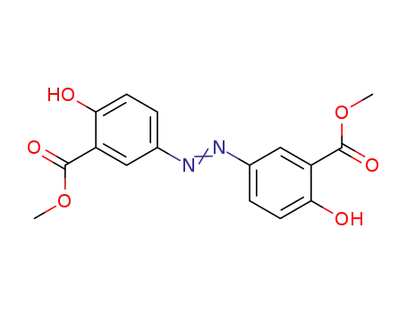 Molecular Structure of 101351-60-4 (Benzoic acid, 3,3'-azobis[6-hydroxy-, dimethyl ester)