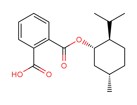 (+/-)-phthalic acid mono-menthyl ester