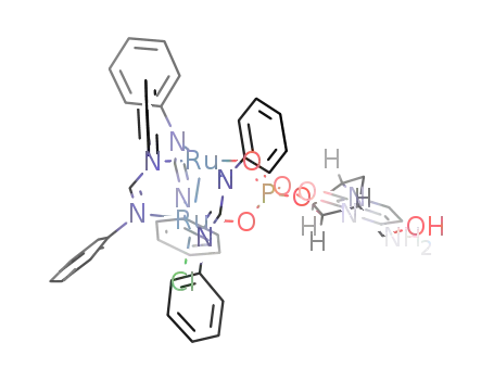 [Ru2Cl(N,N′‑diphenylformamidinate)3(cytidine-2′,3′-cyclic monophosphate monoanion)]