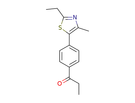 1-(4-(2-ethyl-4-methylthiazol-5-yl)phenyl)propan-1-one