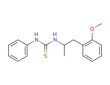 N-[2-(2-methoxy-phenyl)-1-methyl-ethyl]-N'-phenyl-thiourea