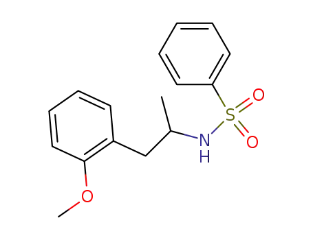 N-[2-(2-methoxy-phenyl)-1-methyl-ethyl]-benzenesulfonamide