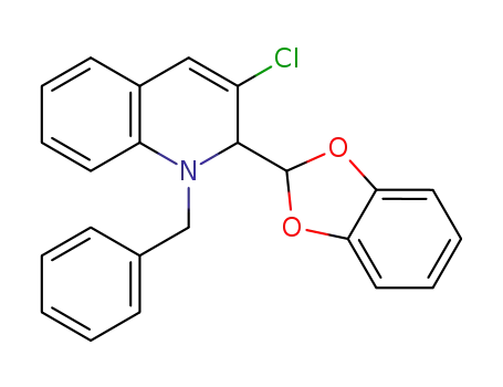 2-(benzo[d][1,3]dioxol-2-yl)-1-benzyl-3-chloro-1,2-dihydroquinoline