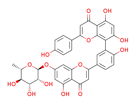 amentoflavone 4’-O-α-L-rhamnopyranoside