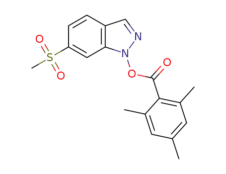 6-(methylsulfonyl)-1H-indazol-1-yl 2,4,6-trimethylbenzoate