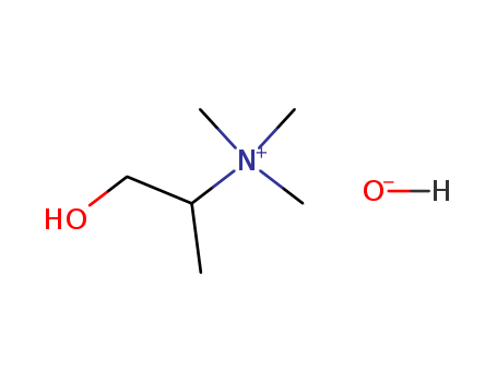2-Propanaminium, 1-hydroxy-N,N,N-trimethyl-, hydroxide(3645-02-1)