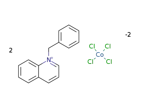 di-N-benzylquinolinium tetrachlorocobaltate(II)