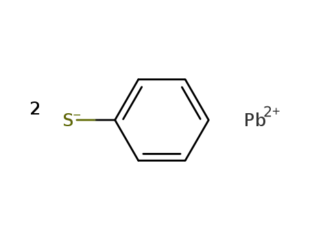 Molecular Structure of 32812-89-8 (bis(benzenethiolato)lead(II))