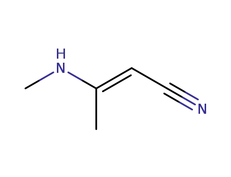(E)-3-methyl-3-(N-methylamino)propenenitrile