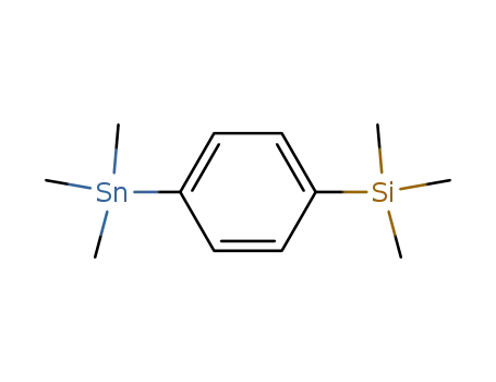 Molecular Structure of 944-32-1 ([4-(Trimethylsilyl)phenyl]trimethylstannane)