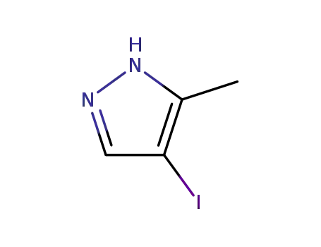 Molecular Structure of 15802-75-2 (3-Methyl-4-iodopyrazole)