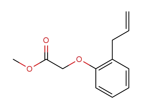 Molecular Structure of 85461-03-6 (Acetic acid, [2-(2-propenyl)phenoxy]-, methyl ester)