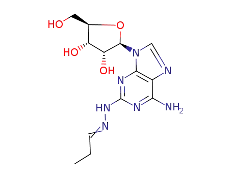 (2R,3R,4S,5R)-2-{6-Amino-2-[N'-prop-(E)-ylidene-hydrazino]-purin-9-yl}-5-hydroxymethyl-tetrahydro-furan-3,4-diol