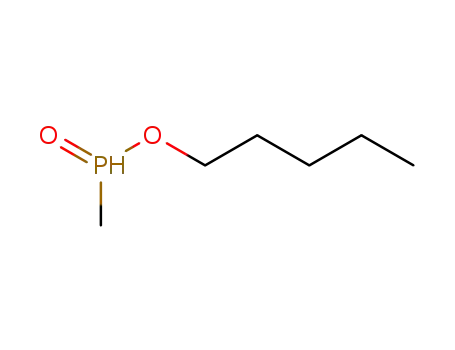 Molecular Structure of 87025-52-3 (Mixture of pentyl methylphosphinate and 2-methylbutyl methylphosphinate)