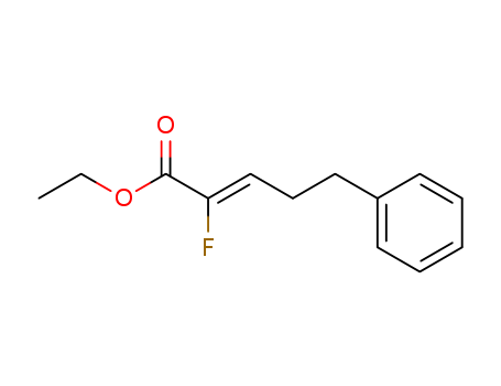 2-Pentenoic acid, 2-fluoro-5-phenyl-, ethyl ester, (2Z)-