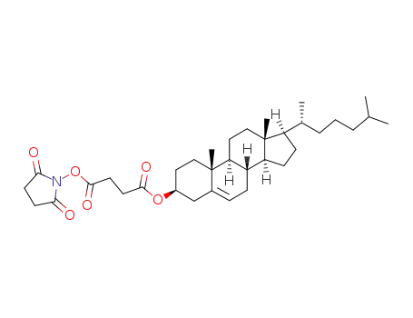 Molecular Structure of 88848-79-7 (cholesterylsuccinyl-N-hydroxysuccinimide)