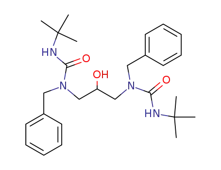1-Benzyl-1-[3-(1-benzyl-3-tert-butyl-ureido)-2-hydroxy-propyl]-3-tert-butyl-urea