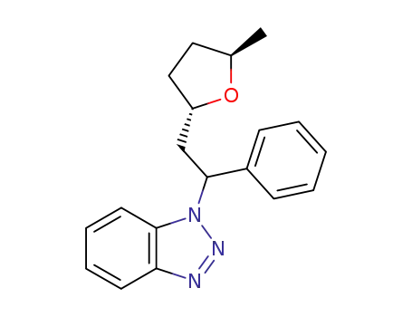 1-[2-((2S,5R)-5-Methyl-tetrahydro-furan-2-yl)-1-phenyl-ethyl]-1H-benzotriazole
