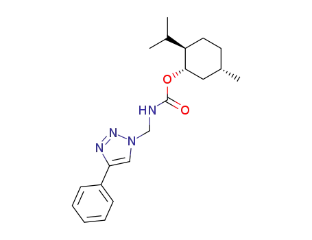 (4-Phenyl-[1,2,3]triazol-1-ylmethyl)-carbamic acid (1S,2R,5S)-2-isopropyl-5-methyl-cyclohexyl ester