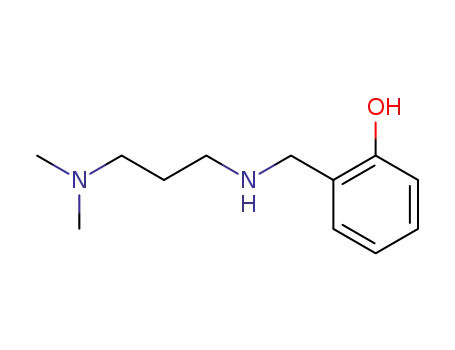 Molecular Structure of 225795-36-8 (Phenol, 2-[[[3-(dimethylamino)propyl]amino]methyl]-)