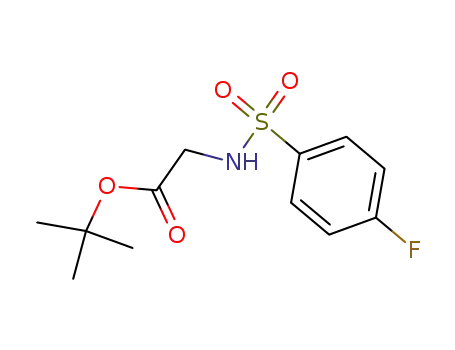tert-butyl 2-{[(4-fluorophenyl)sulfonyl]amino}acetate