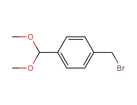 Molecular Structure of 138498-84-7 (Benzene, 1-(bromomethyl)-4-(dimethoxymethyl)-)