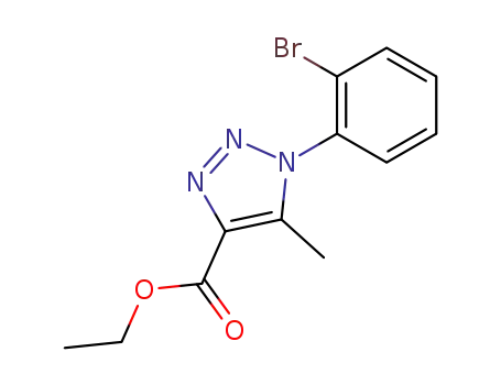 ethyl 1-(2-bromophenyl)-5-methyl-1H-1,2,3-triazole-4-carboxylate