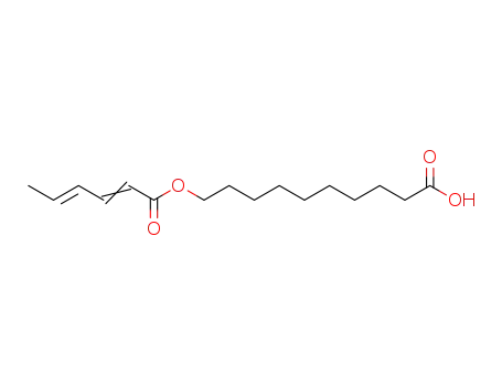 10-(2',4'-hexadienoyloxy)decanoic acid